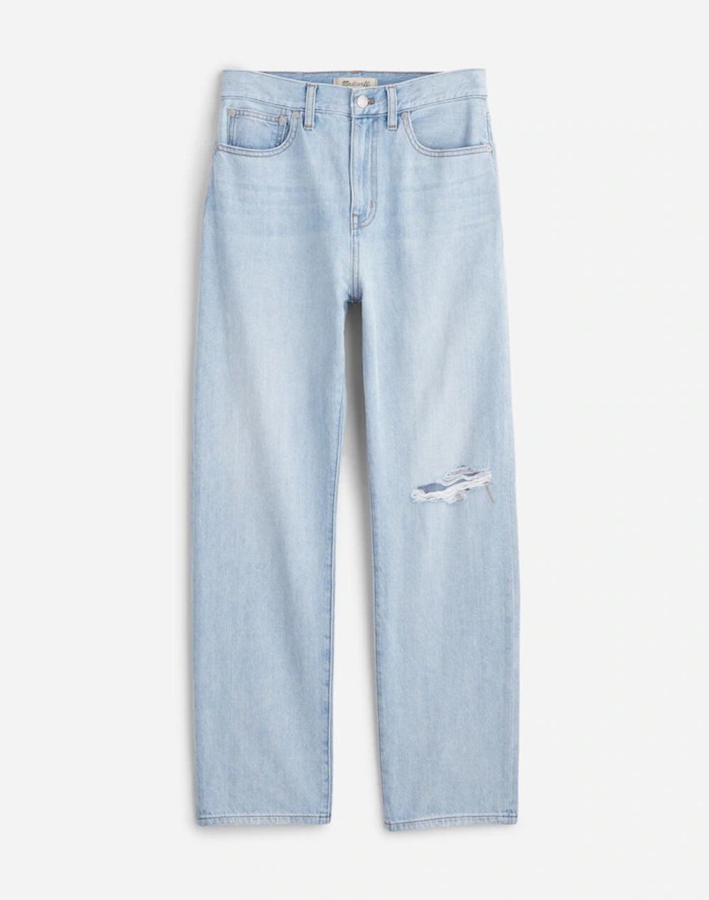 Madewell The Tall 90s Straight Classic Crop Jean Fitzgerald Wash Casual T28 NWT